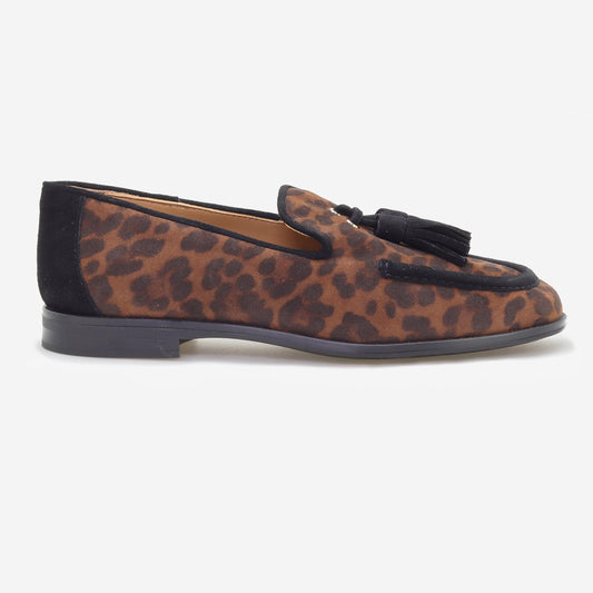 Mocassins Leopardo com Berloques