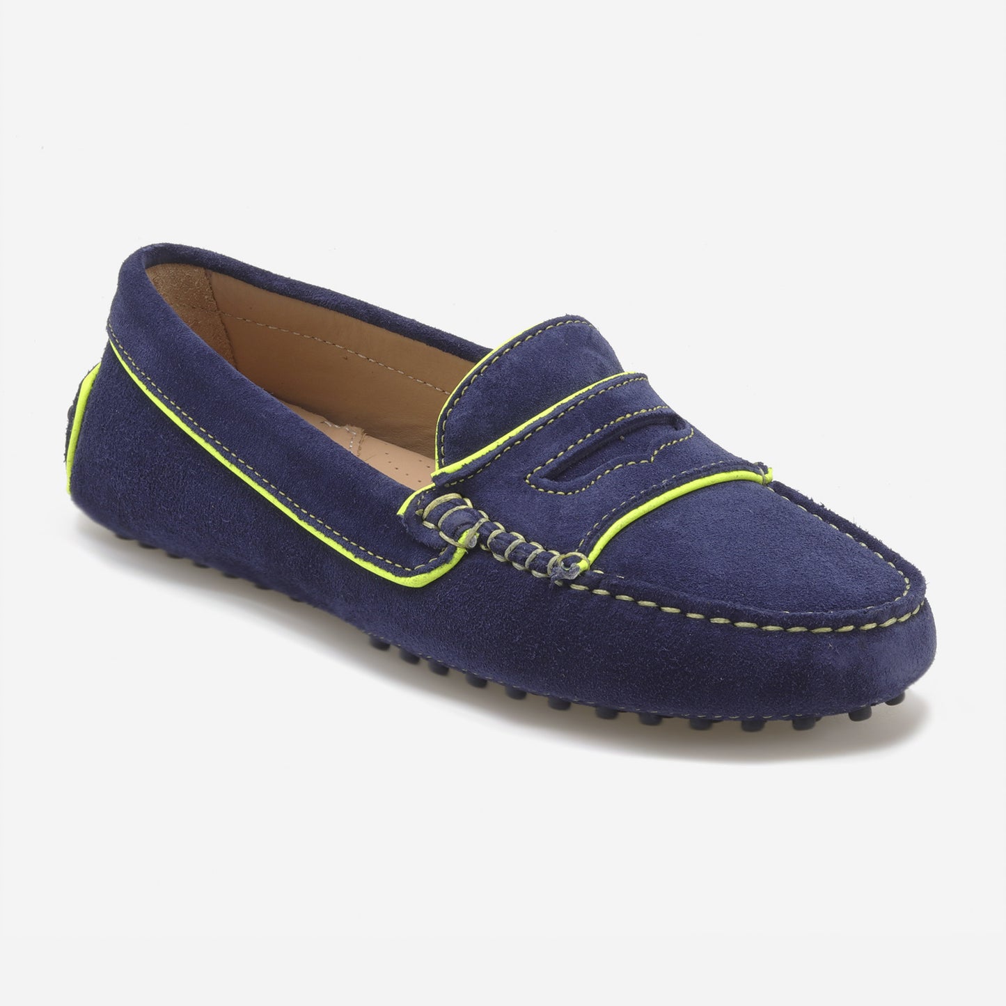 Mocassins de Camurça Bicolor