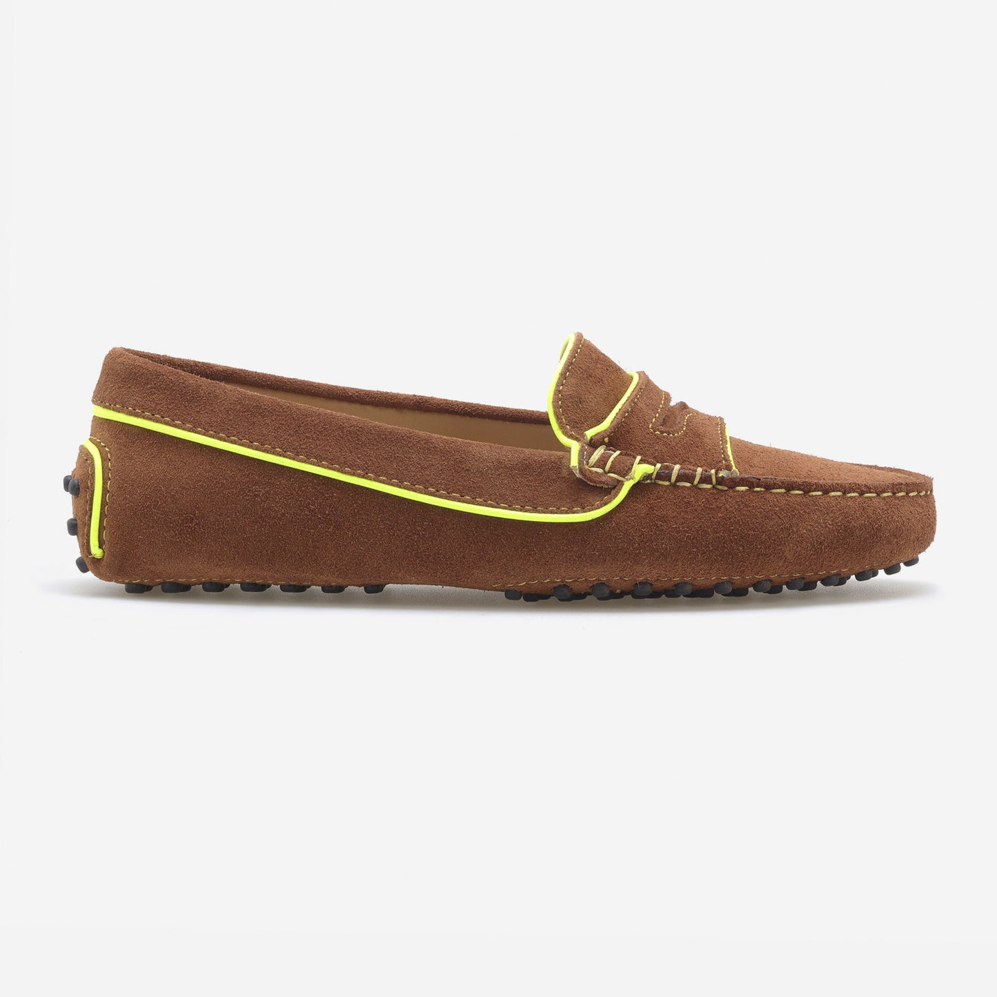 Mocassins de Camurça Bicolor