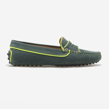 Mocassins de Camurça Bicolor