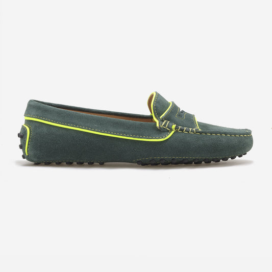 Mocassins de Camurça Bicolor