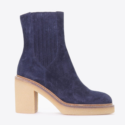 Suede women's ankle boots