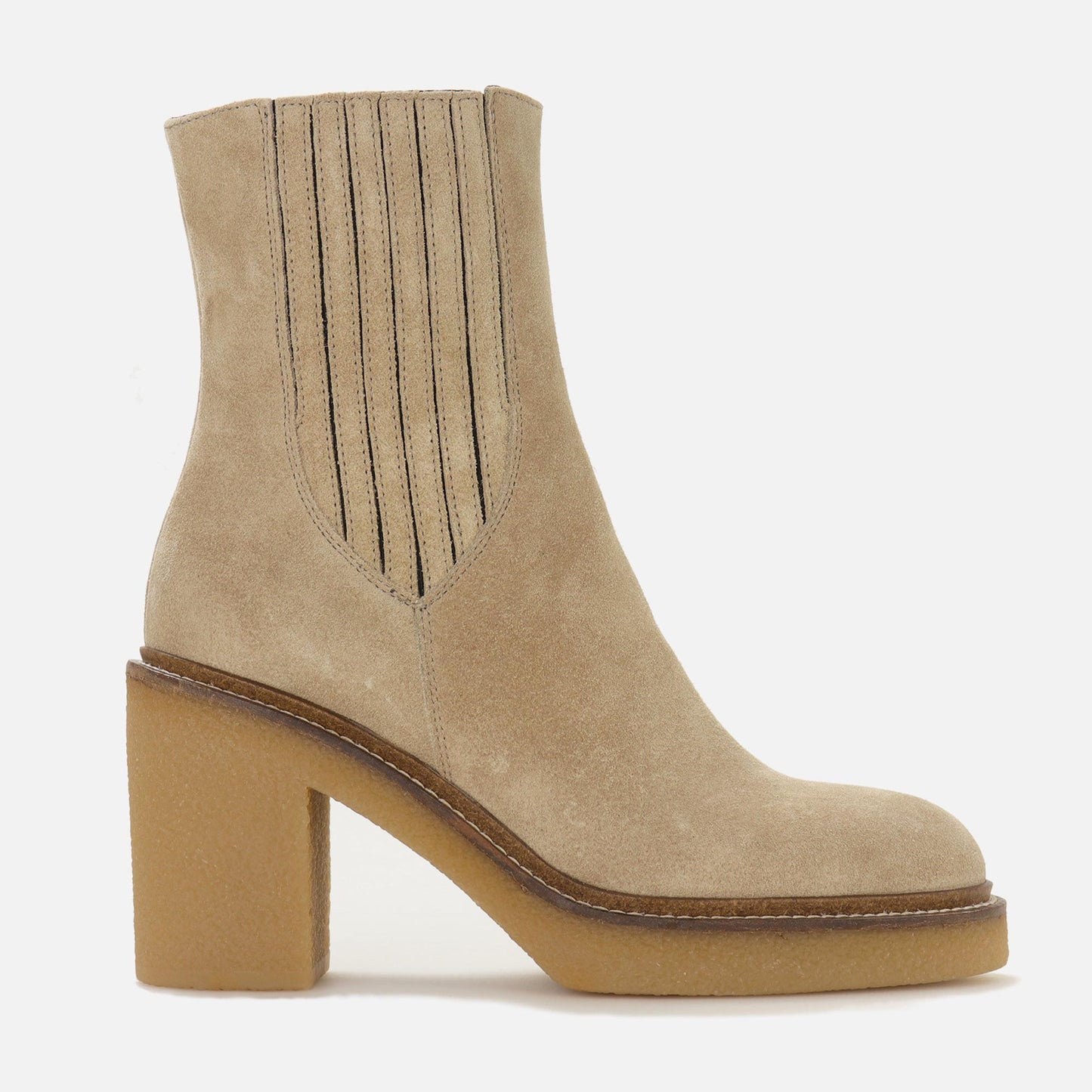 Suede women's ankle boots