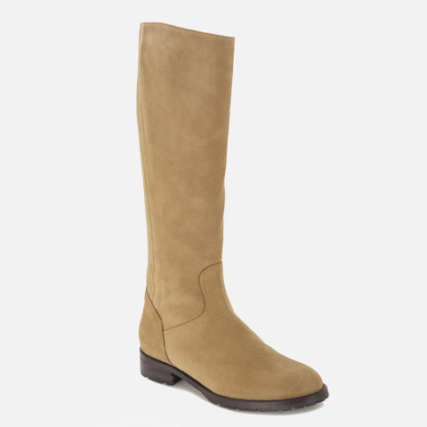 suede high boot