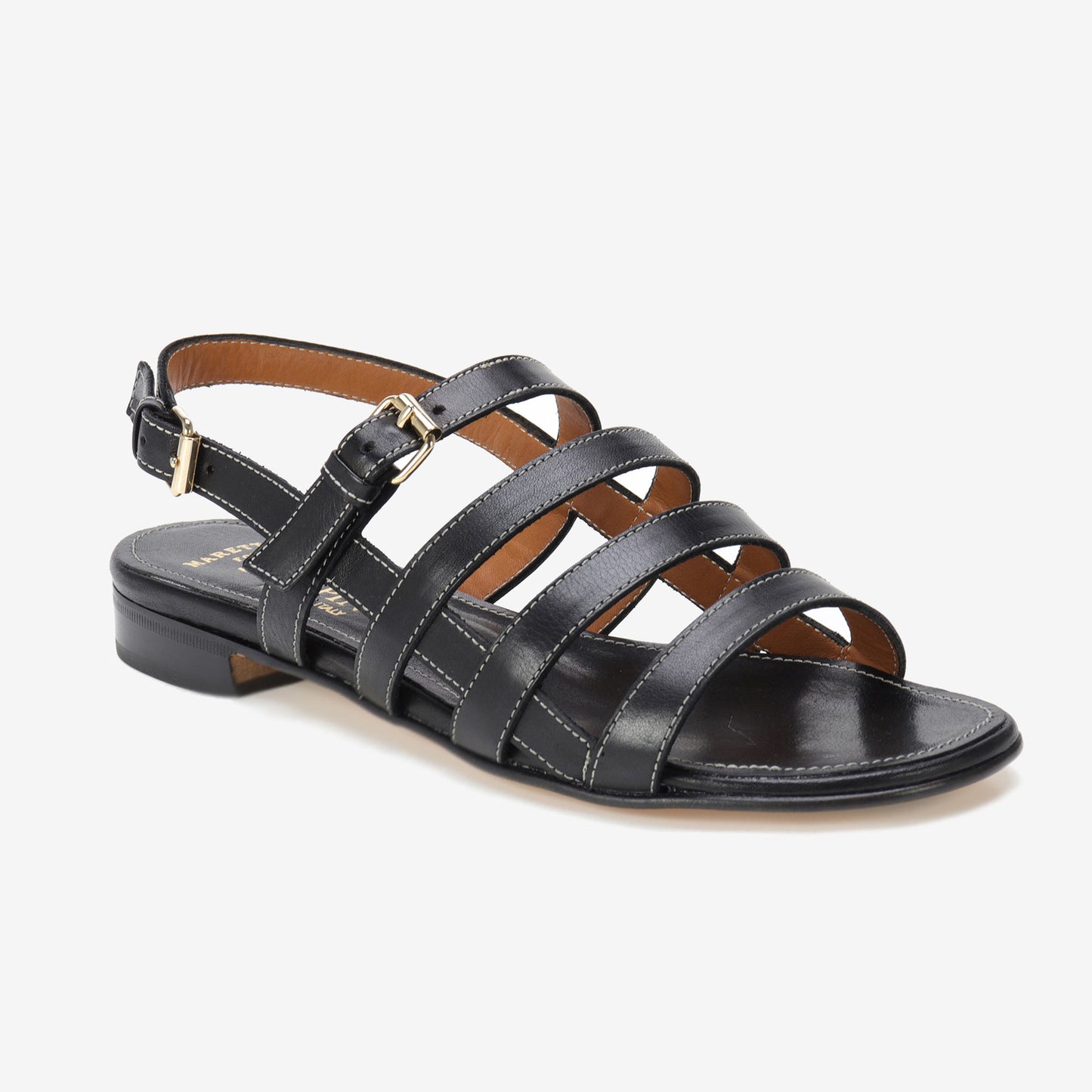 Ladies leather strappy sandals