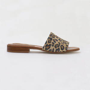 Snake and leopard sandal