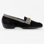 Load image in gallery viewer, Chain suede moccasin
