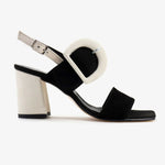 Load image into Gallery viewer, Suede buckle sandals