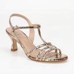Load image into Gallery viewer, Metallic serpent sandal